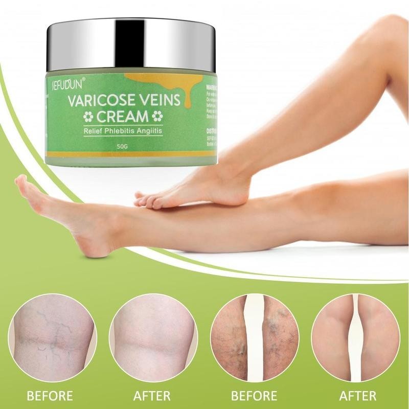 Safflower Extract Calming Cream for Redness, Bruising, and Varicose Vein Relief